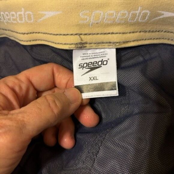 Speedo Size XXL Gray Swim Trunks - Picture 3 of 4